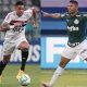 Luciano do São Paulo e Rony do Palmeiras