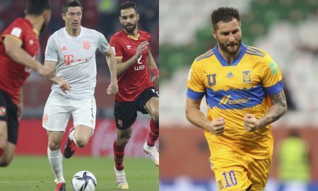 Lewandowski, do Bayern de Munique, e Gignac, do Tigres, no Mundial de Clubes 2021