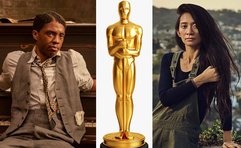 Chadwick Boseman Chloe Zhao Oscar 2021