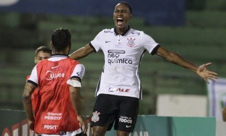 Caue Santos 1o. gol pelo Corinthians
