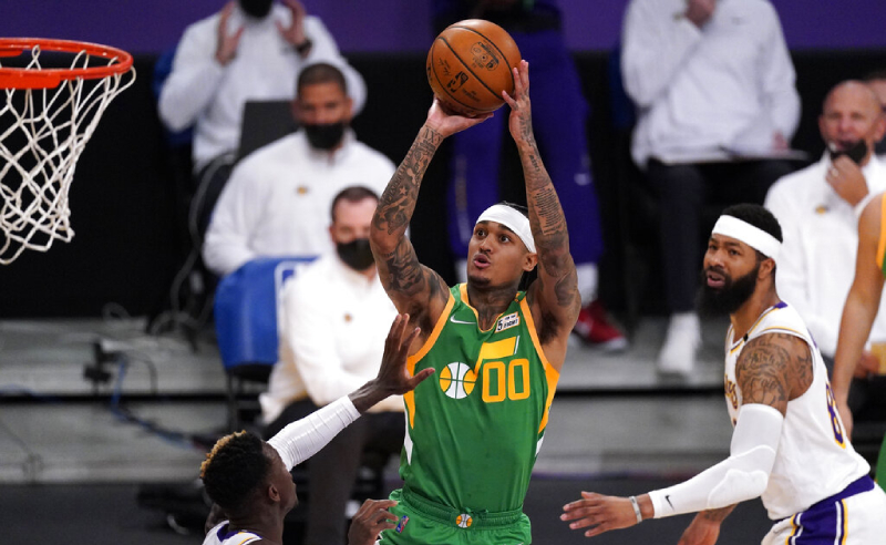 NBA Jordan Clarkson do Utah Jazz 19 Abril 2021