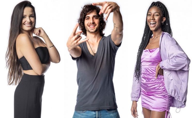 Juliette, Fiuk e Camilla, finalistas do BBB 21