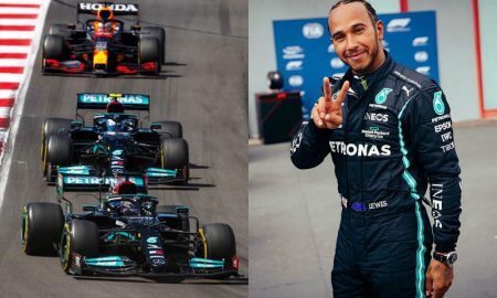 Lewis Hamilton no GP de Portugal 2021