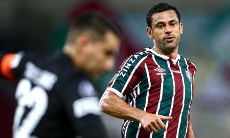 O atacante Fred na Libertadores 2021