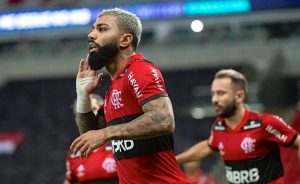 O atacante Gabigol na final do Carioca