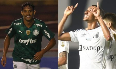Gustavo Scarpa, do Palmeiras, e Alison, do Santos, vão se enfrentar no Paulistão 2021