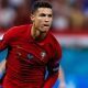 O português Cristiano Ronaldo comemora um de seus cinco gols na Eurocopa 2021