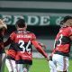 Flamengo comemora contra o Coritiba