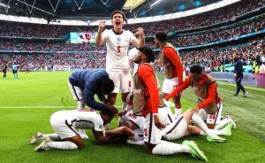 Festa em Londres: Inglaterra 2 x 0 Alemanha em Wembley pela Eurocopa 2021