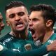 O gol do Palmeiras no dérbi paulista no Brasileirão