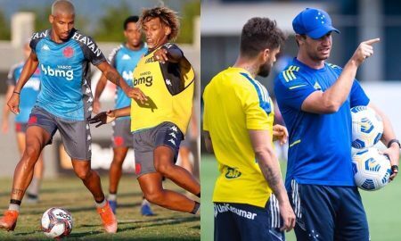 Treinamentos do Vasco e do Cruzeiro