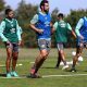 Fred no treino do Fluminense antes do jogo com o Athletico-PR no Brasileirão 2021