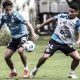 Treino do Santos para o jogo contra o Sport pelo Brasileirão 2021