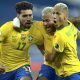 A comemoração de Paquetá, Neymar e Richarlison em Brasil 1 x 0 Chile pela Copa América 2021