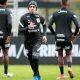 Jogadores do Corinthians durante treino para a próxima rodada da Série A do Brasileirão 2021