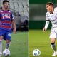 Daniel Guedes, do Fortaleza, e Mateus Vital, do Corinthians, no Brasileirão 2021