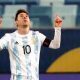Lionel Messi, da Argentina, no jogo contra a Bolívia na Copa América 2021