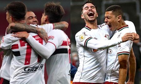 São Paulo e Fluminense em jogos do Brasileirão 2021