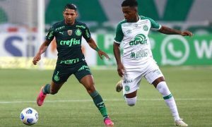 Rony, do Palmeiras, no jogo contra a Chapecoense no primeiro turno do Brasileirão 2021