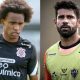 Willian, do Corinthians, e Diego Costa, do Atlético-MG, novidades no Brasileirão 2021