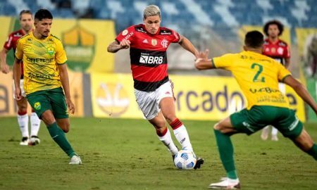 Lance de Cuiabá x Flamengo pelo Brasileirão 2021
