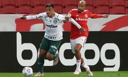 Internacional x Palmeiras no primeiro turno do Brasileirão 2021