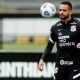 Renato Augusto, do Corinthians, em treino para o Brasileirão 2021