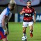 O meia Diego em Bahia x Flamengo no Brasileirão 2021