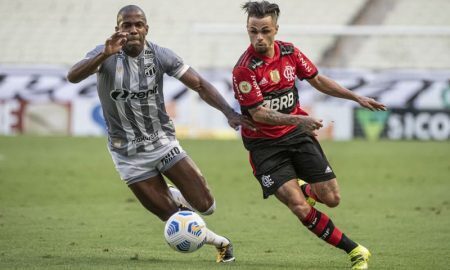 Lance de Ceará x Flamengo no Brasileirão 2021