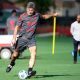 Renato Gaúcho em treino do Flamengo no Brasileirão 2021