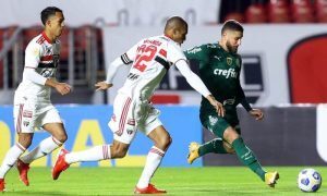 São Paulo x Palmeiras no Brasileirão 2021, no Morumbi