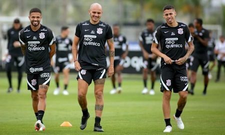 Treino do Corinthians para jogo do Brasileirão 2021