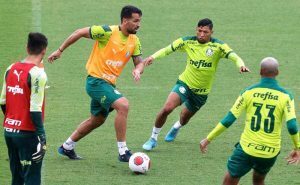 Treino do Palmeiras antes do Mundial de Clubes