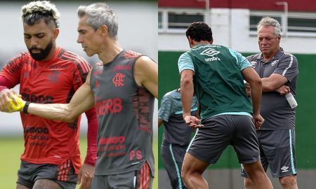 Flamengo e Fluminense treinam para o clássico pelo Carioca 2022