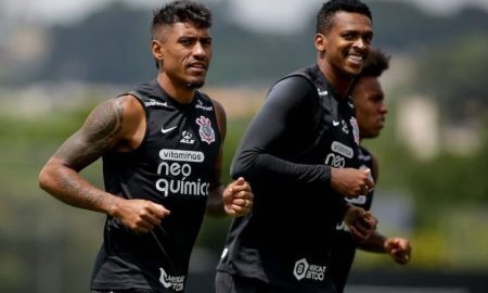 Treino do Corinthians para jogo do Paulistão 2022