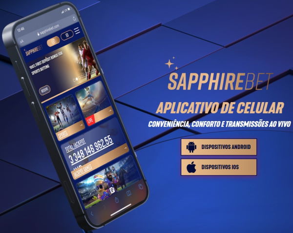 SapphireBet apps para Android e Apple