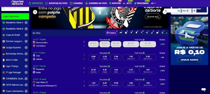 Esportes da Sorte esportes