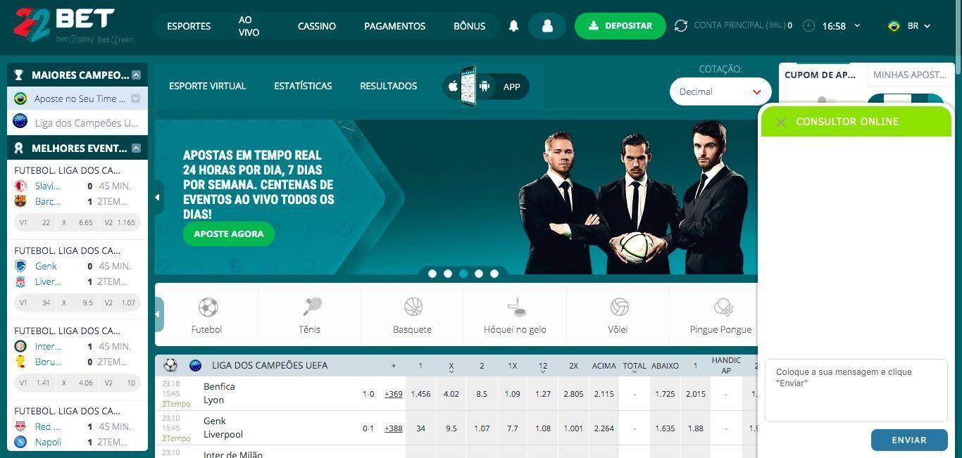 Como Funciona de 22bet online atendimento