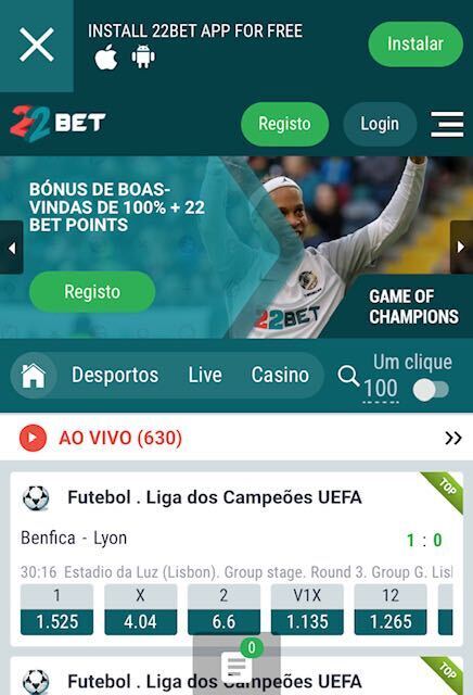 Baixar e jogo jogo de 22bet app