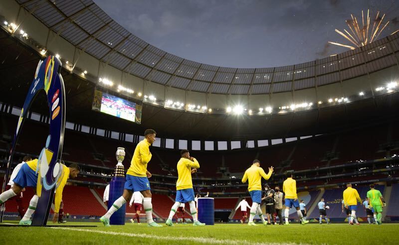 A seleção brasileira na Copa América