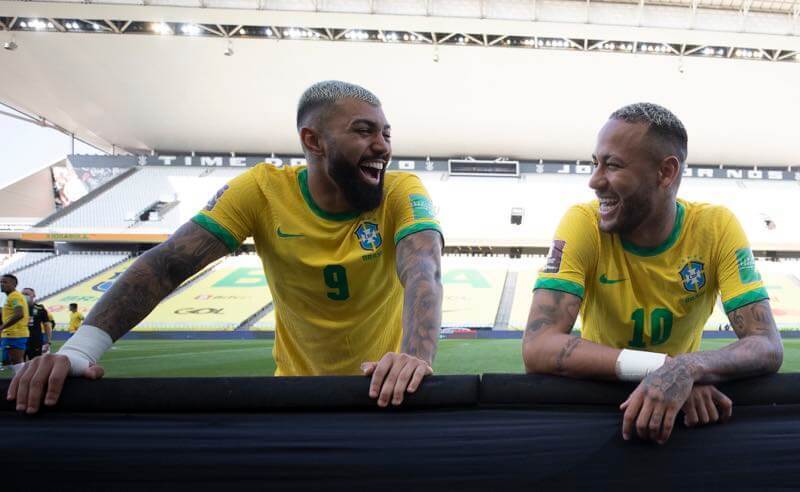 Gabigol e Neymar pela seleção: boa oportunidade para apostas