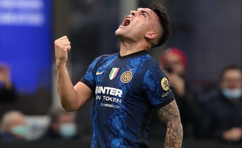 Lautaro Martínez, da Inter de Milão, na Serie A - Campeonato Italiano