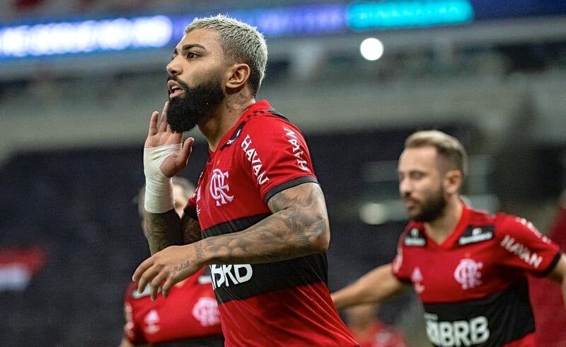 O atacante Gabigol na final do Carioca