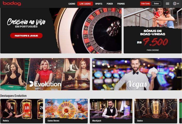 Jogos de cassino Bodog
