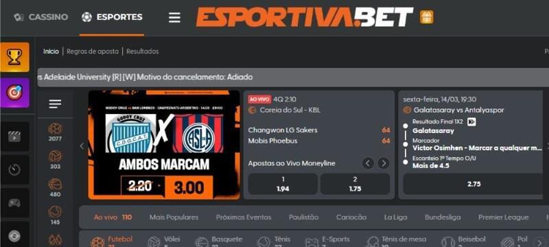 Esportiva Bet apostas ao vivo