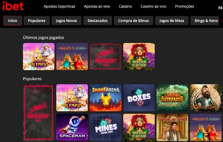 Ibet cassino online