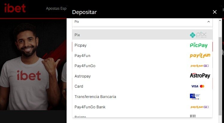 Ibet depósito