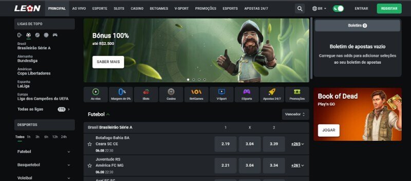 LeonBet Brasil bonus