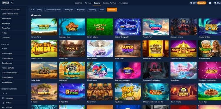 Rivalo casino online Vídeo slots